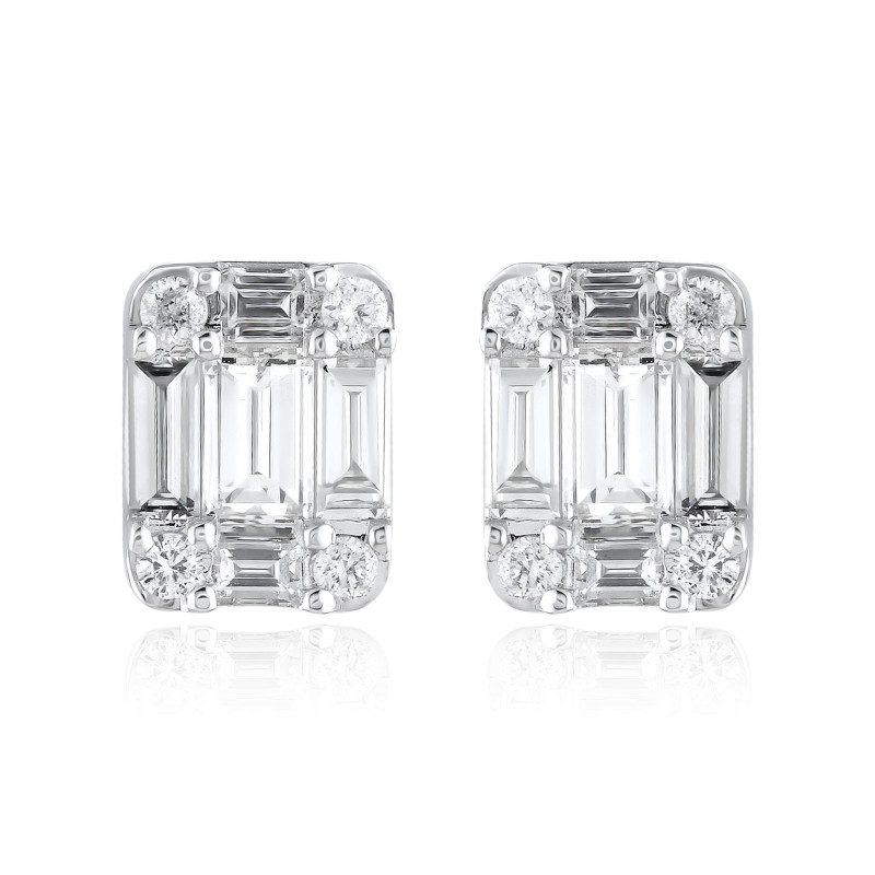 Lumière Cluster Diamond Studs