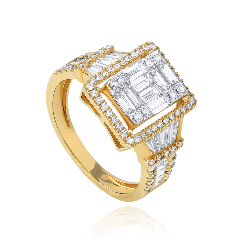 Eternal Grid Diamond Ring