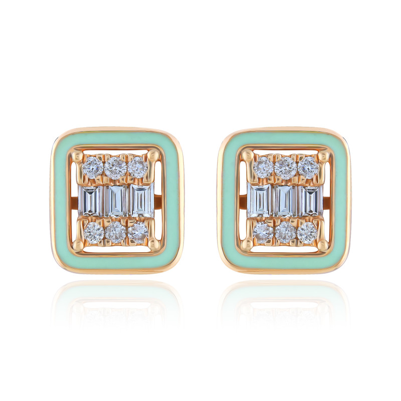 Mint Luxe Diamond Studs