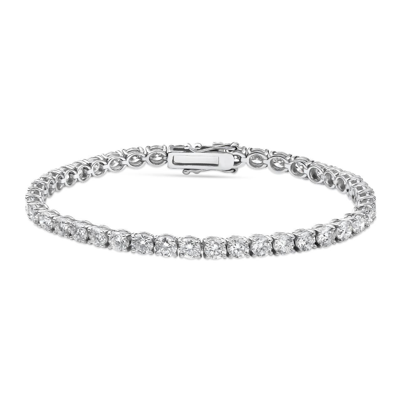6.7ct Lumière Grande Diamond Tennis Bracelet