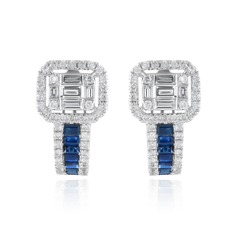 Celestia Grid Diamond Earrings